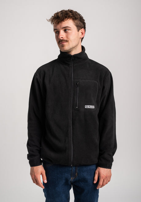Rules Jonel Übergangsjacke black – Vorderansicht