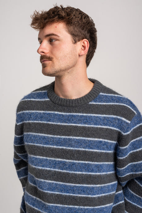 Rules Lirel Strickpullover Thunder-coldblue – Detailansicht 2