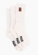 Rules Hiking Pack Socken offwhite – Vorderansicht