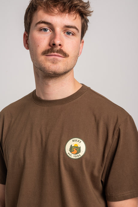 Rules Forest Trail T-Shirt olive – Detailansicht 1