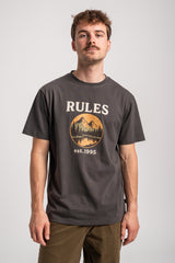 Rules Neleo T-Shirt leadgrey – Vorderansicht