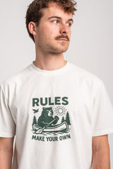 Rules Float Mode T-Shirt fogbluemottled – Detailansicht 1