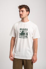 Rules Float Mode T-Shirt fogbluemottled – Detailansicht 2
