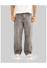 Homeboy X-tra Baggy Dye Denim Jeans khaki – Vorderansicht