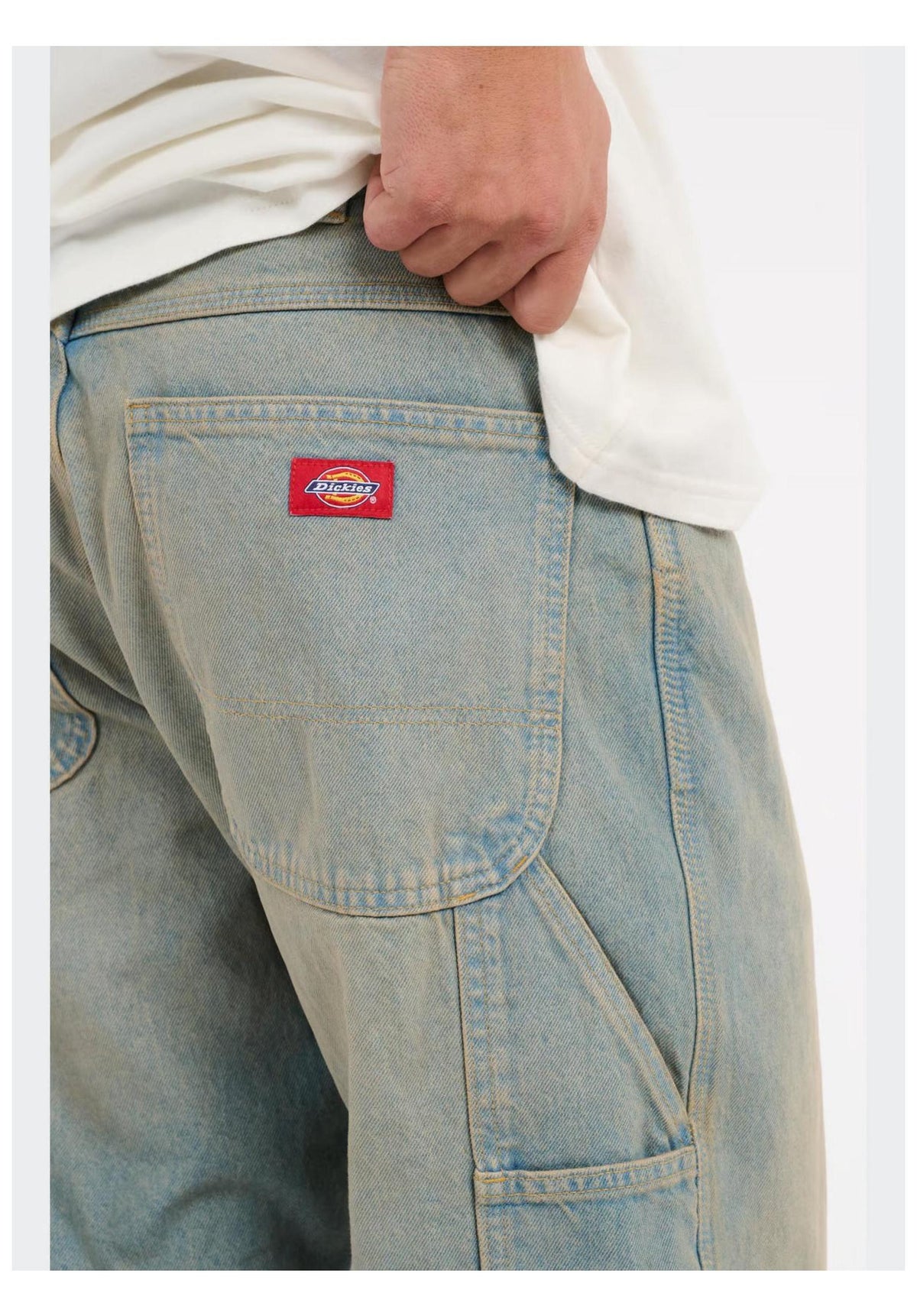 Dickies 997 Loose Straight Carpenter Jeans lightaged-faded – Detailansicht 1