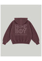 Old School Zipper maroon-washed Vorderansicht