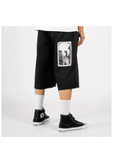 Shinner Cut-Off Twill With Patches black Seitenansicht