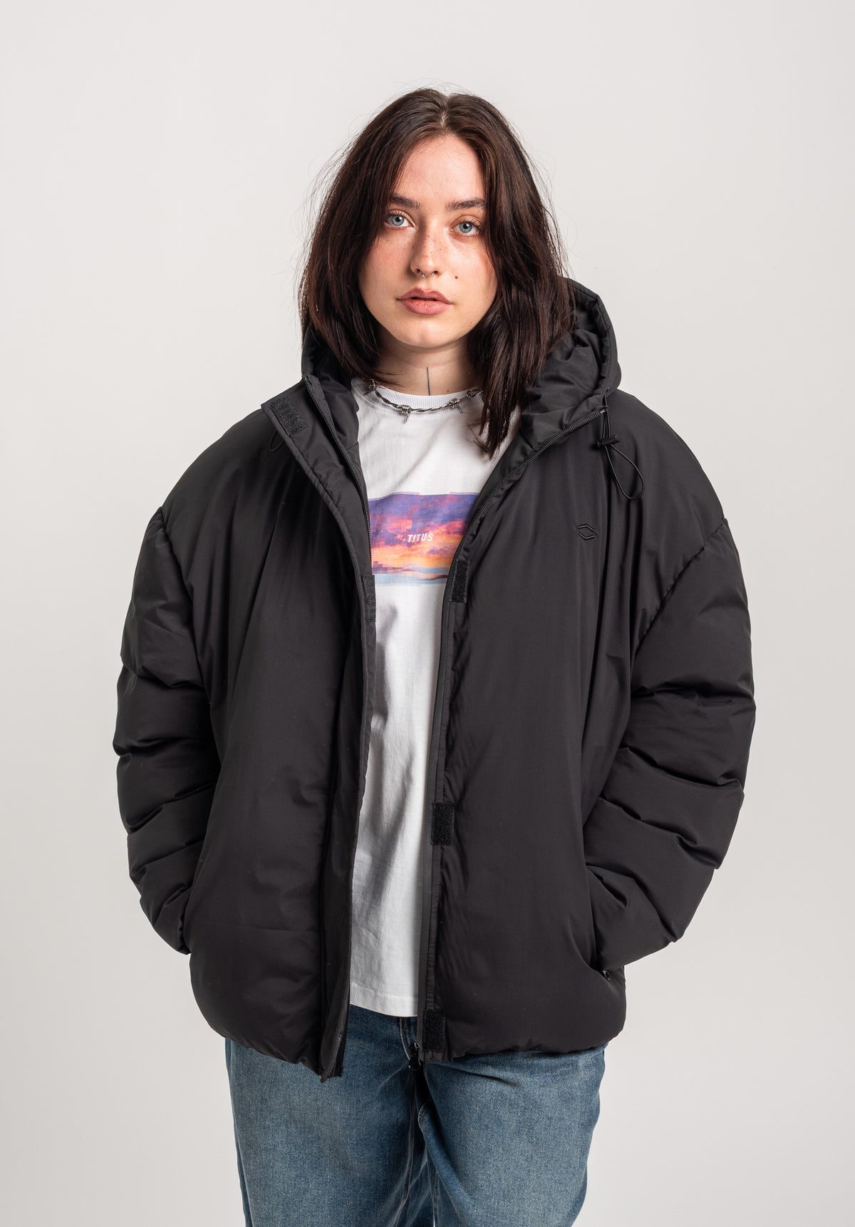 TITUS Arwene Winterjacke black – Rückenansicht
