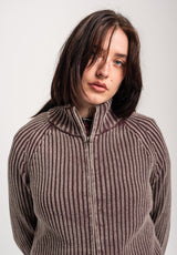 TITUS Bojana Strickjacke darkberry – Detailansicht 1