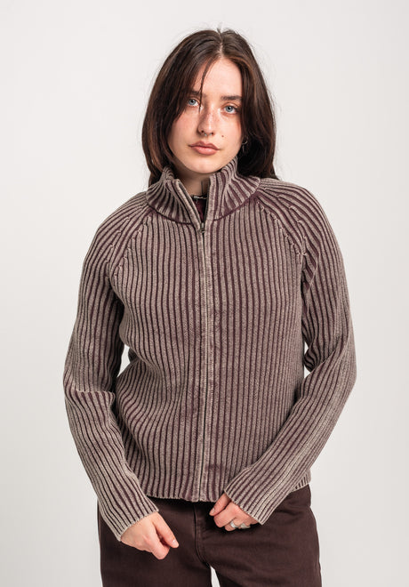 TITUS Bojana Strickjacke darkberry – Ansicht 1