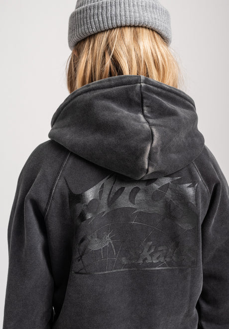 TITUS Heritage Clean Kids Hoodie blackfaded – Oberansicht