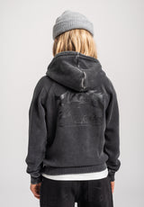 TITUS Heritage Clean Kids Hoodie blackfaded – Rückenansicht