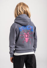 TITUS Zoya Kids Hoodie greybluefaded – Rückenansicht