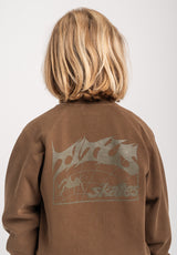 TITUS Heritage Clean Kids Sweatshirt darkolivefaded – Detailansicht 1