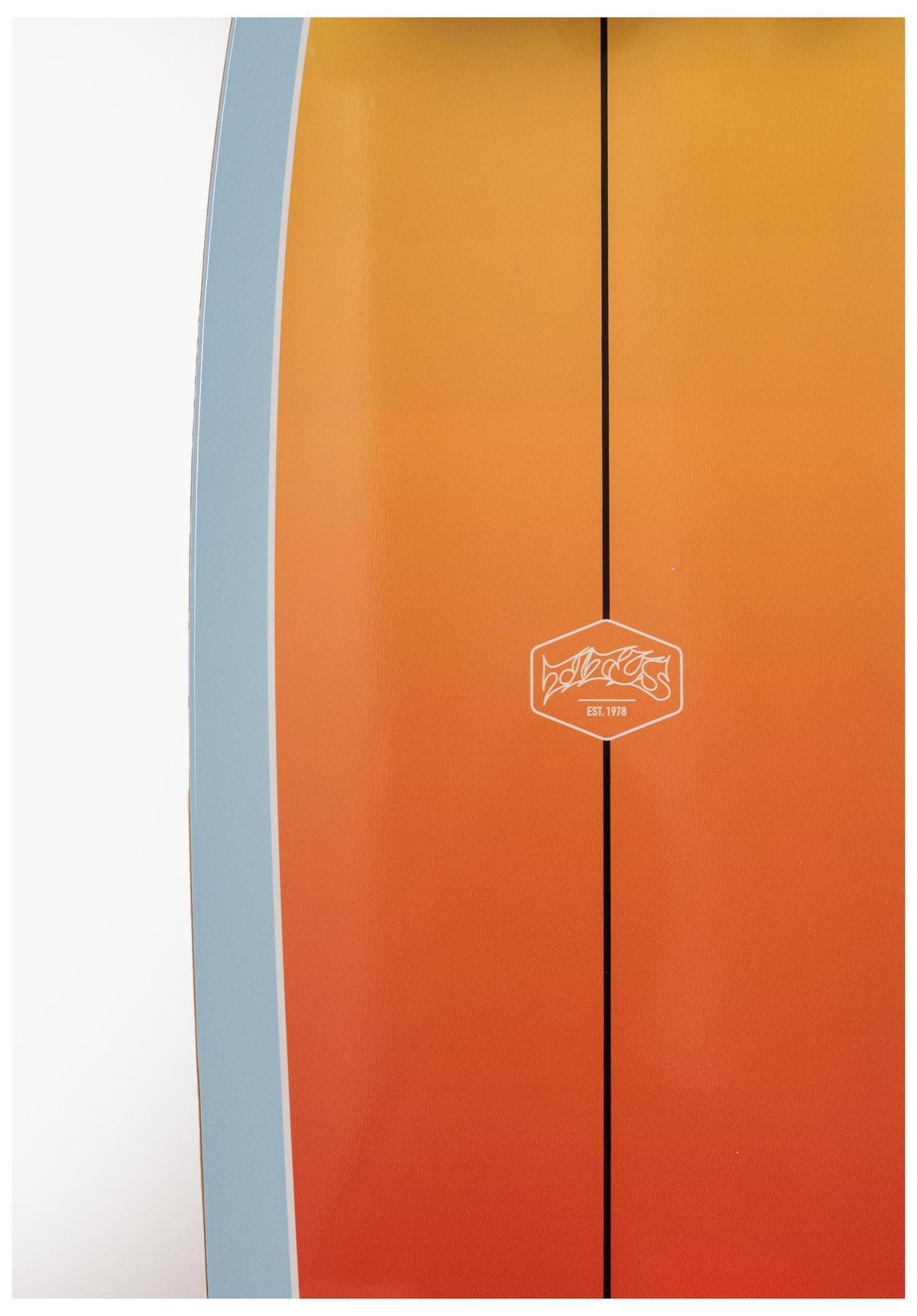 TITUS Surf Skate Sunburst Cruiser-Komplett orange – Oberansicht