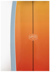 TITUS Surf Skate Sunburst Cruiser-Komplett orange – Oberansicht