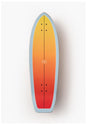 Surf Skate Sunburst orange Vorderansicht
