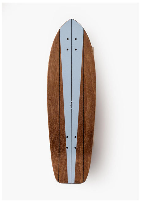 Kingpin Surf Skate 4 Locals Cruiser-Komplett brown – Vorderansicht