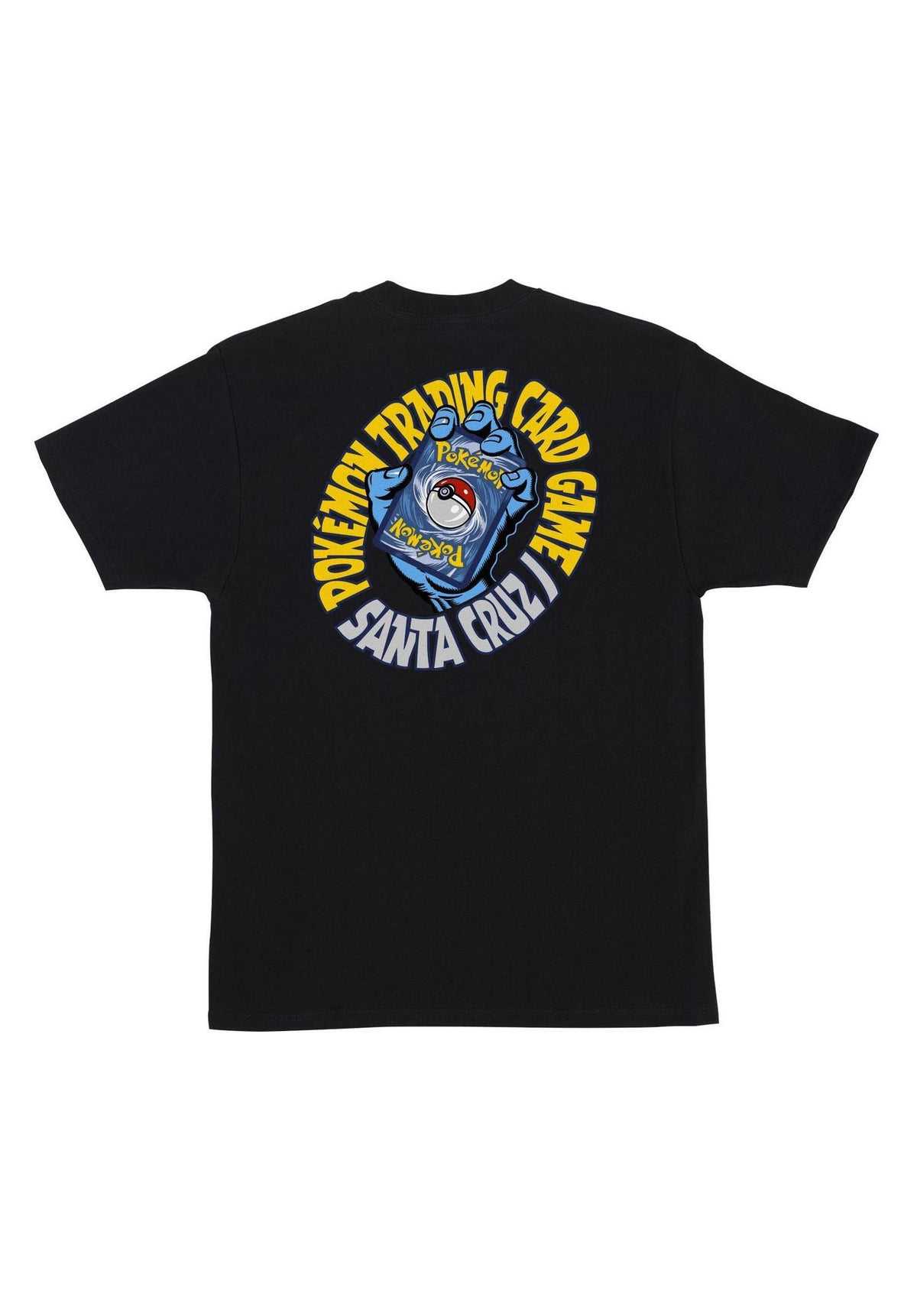 Santa-Cruz Pokémon TCG Hand Heavyweight T-Shirt black – Rückenansicht