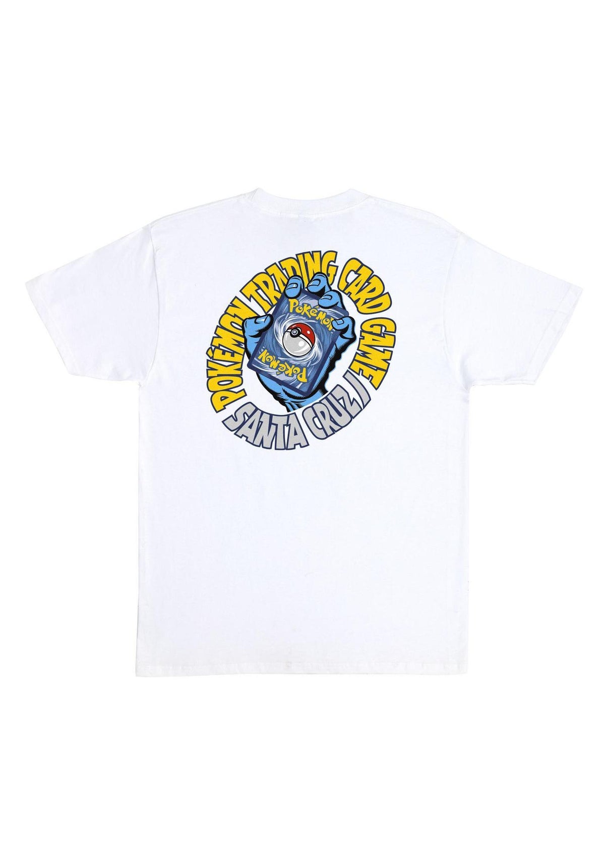 Santa-Cruz Pokémon TCG Hand Heavyweight T-Shirt white – Rückenansicht
