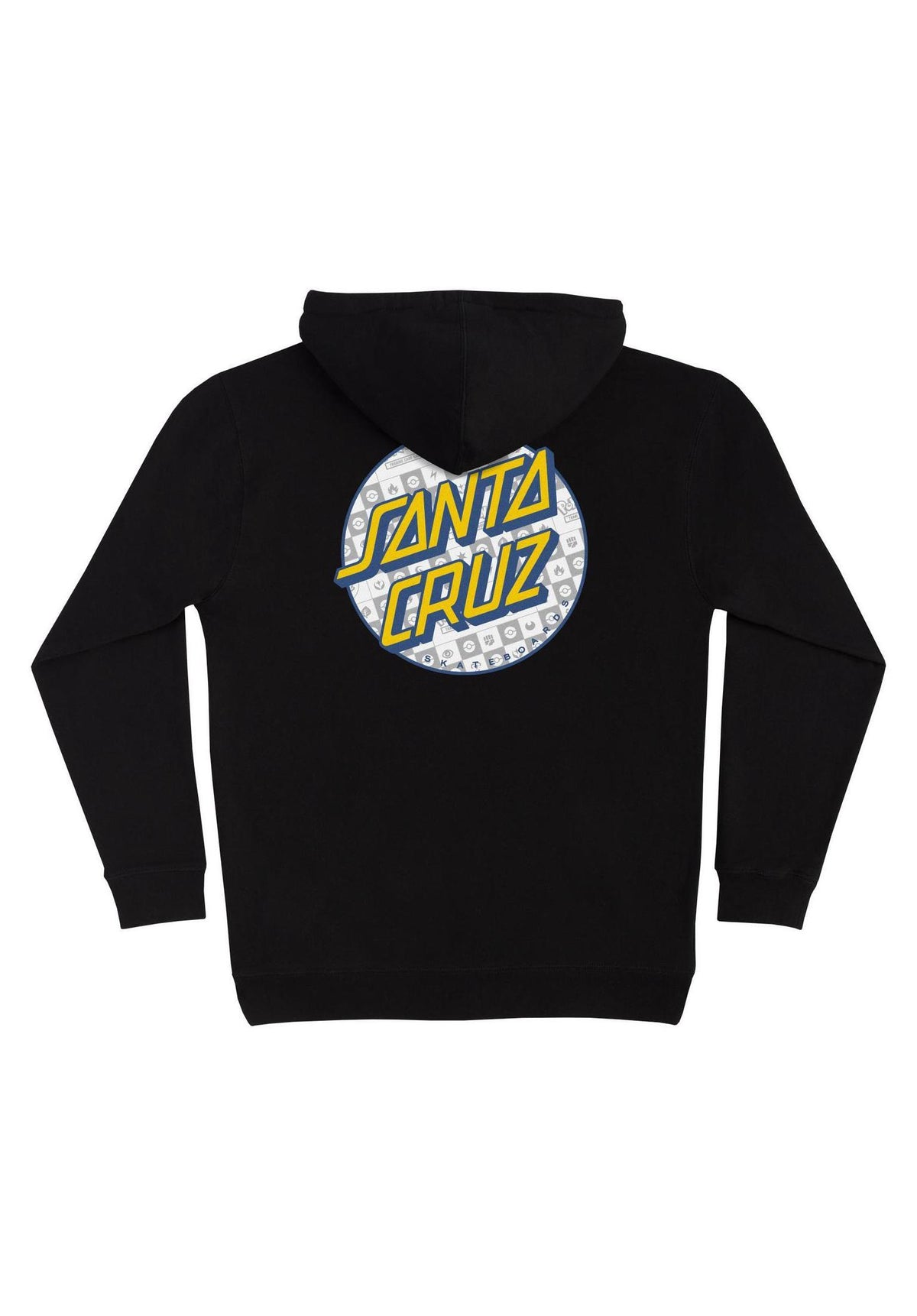 Santa-Cruz Pokémon Energy Dot Midweight Hoodie black – Rückenansicht