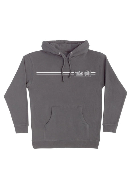 Santa-Cruz Pokémon Energy Dot Midweight Hoodie charcoal – Vorderansicht