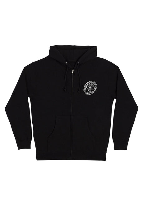 Santa-Cruz Pokémon TCG Hand Heavyweight Zip-Hoodie black – Vorderansicht