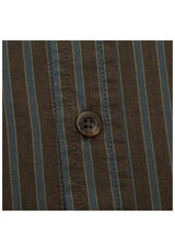 GX1000 Long Sleeve Button Down Hemd-Langarm olive-striped – Detailansicht 1