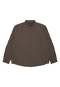 Long Sleeve Button Down olive-striped Vorderansicht