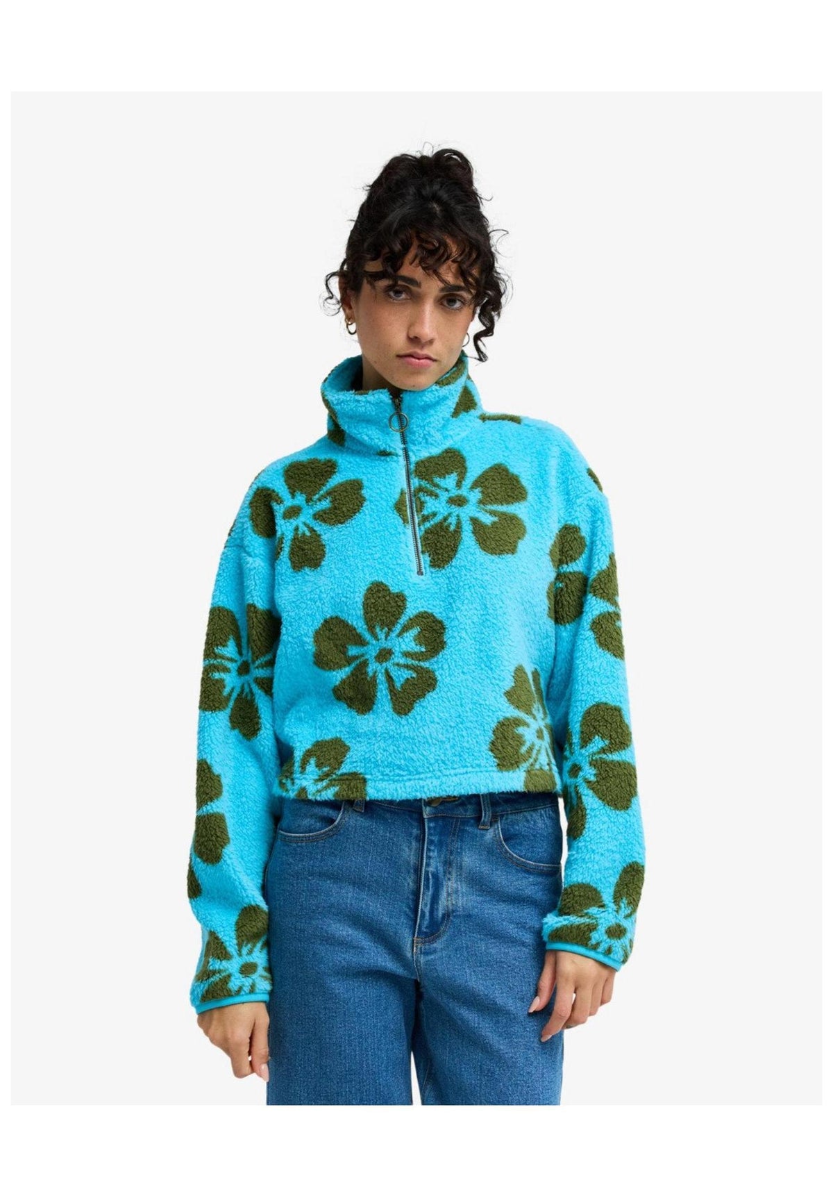 Billabong Holiday Cropped Sweatshirt oceaneyes – Rückenansicht