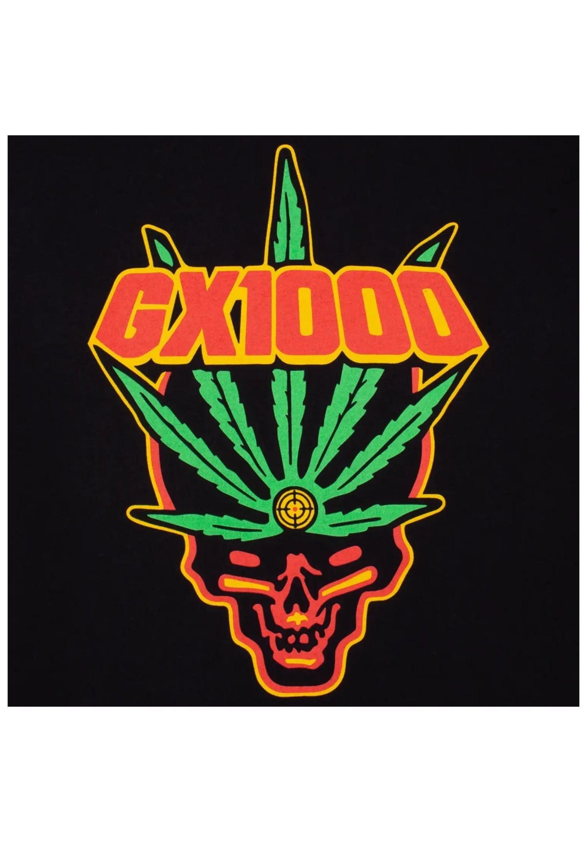 GX1000 Leaf T-Shirt black – Rückenansicht