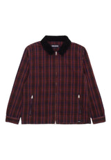 GX1000 Harrington Übergangsjacke plaid – Vorderansicht