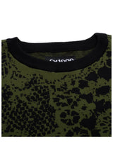 GX1000 Jacquard Knit Laced Sweatshirt green-black – Detailansicht 1