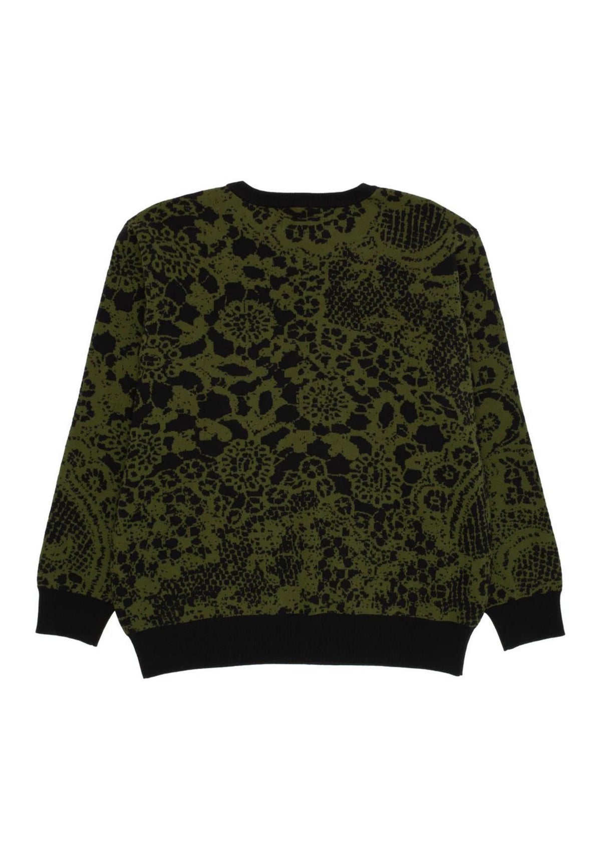 GX1000 Jacquard Knit Laced Sweatshirt green-black – Rückenansicht