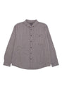 Long Sleeve Houndstooth Button Down blue Vorderansicht