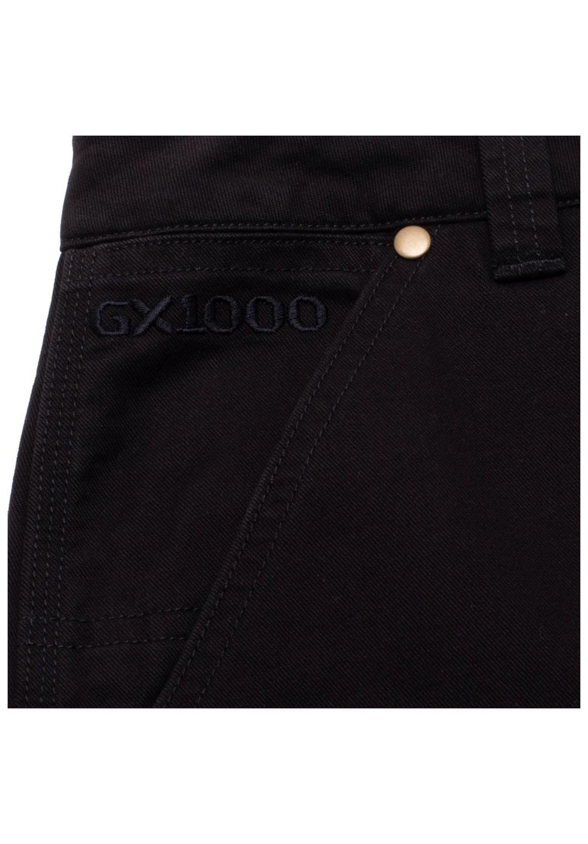 GX1000 Double Knee Hose black-twill – Rückenansicht