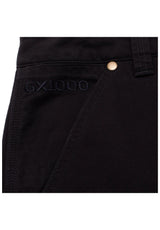 GX1000 Double Knee Hose black-twill – Rückenansicht