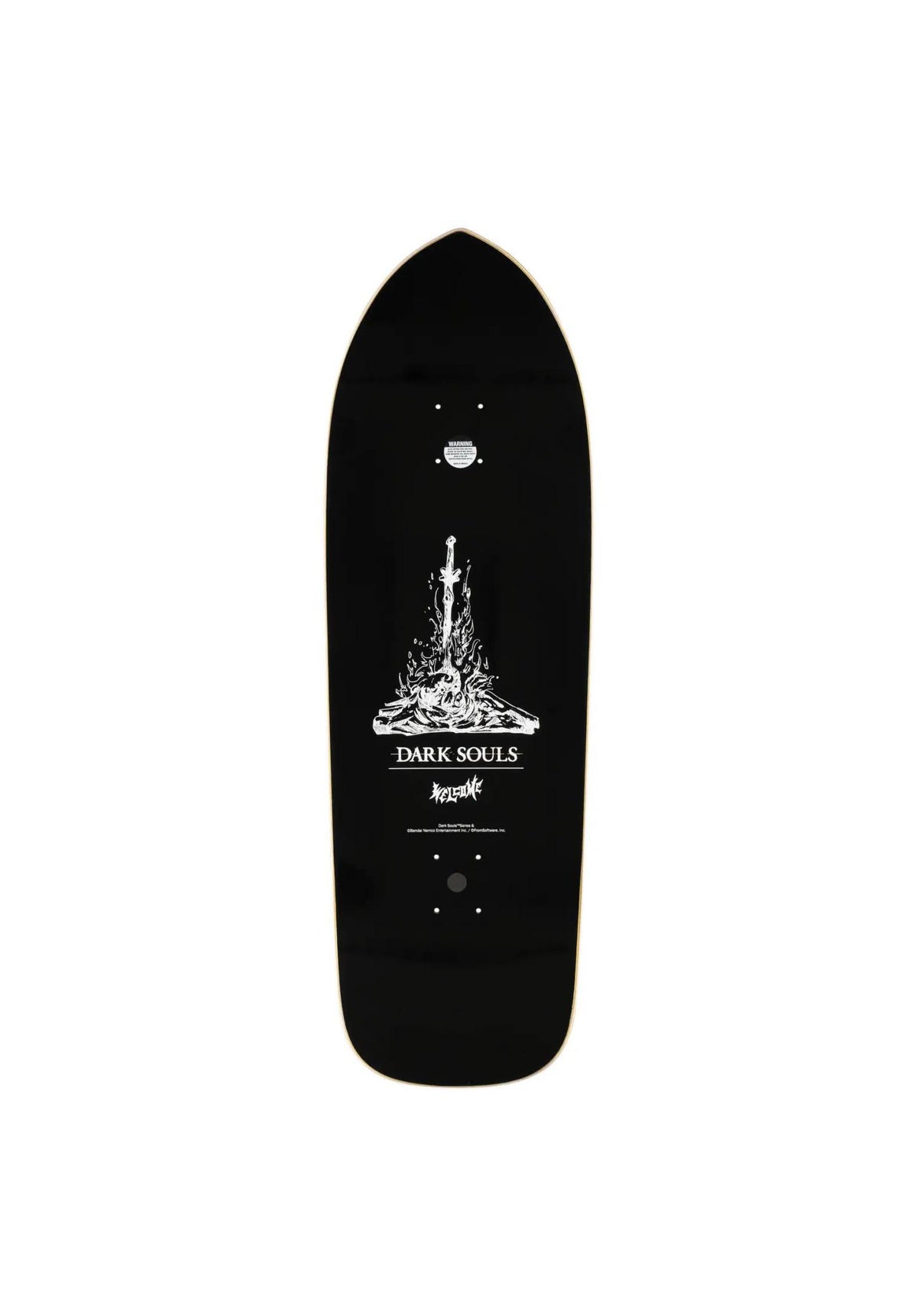 Welcome x Dark Souls Cinder on Black Magic Bullet 2.0 Deck black – Rückenansicht