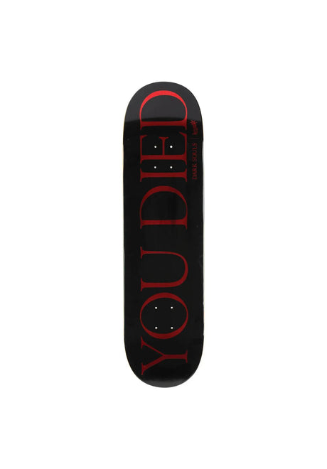 Welcome x Dark Souls You Died on Popsicle Deck black-red-foil – Vorderansicht