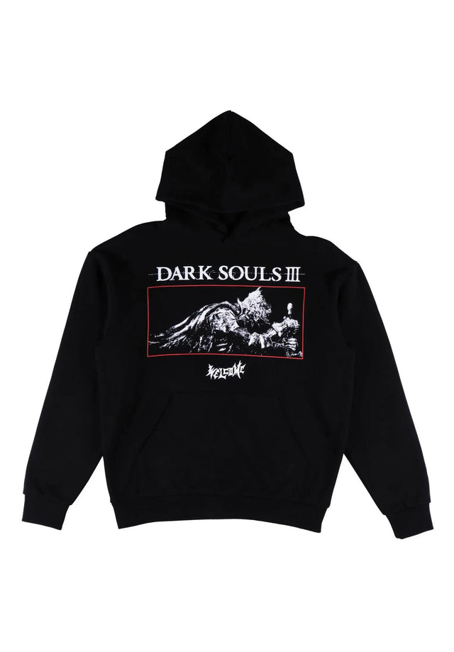 x Dark Souls Cinder Enzyme-washed Boxy black Vorderansicht