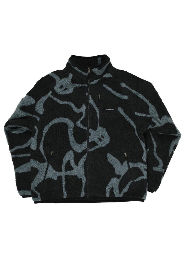 Mica FZ Polar Fleece black Vorderansicht