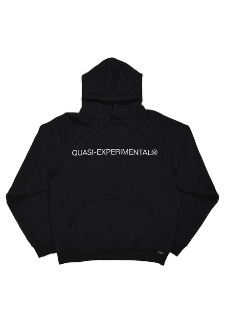 Quasi Exp. 3M Raglan Hoodie coal – Vorderansicht