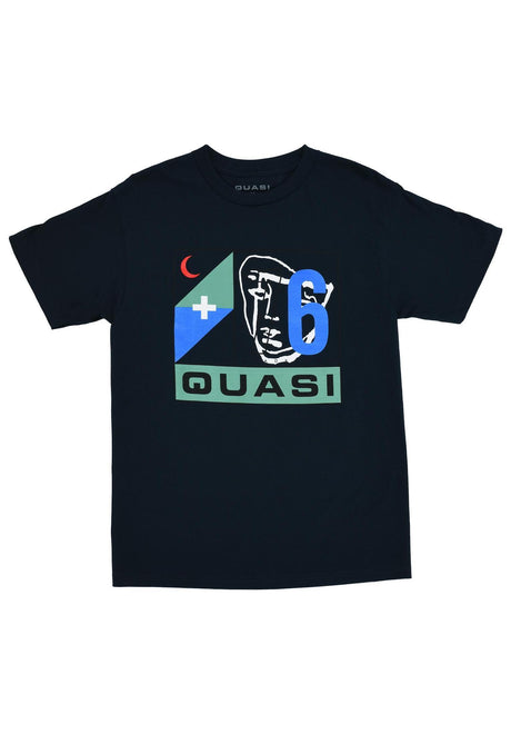 Quasi Runner T-Shirt navy – Vorderansicht