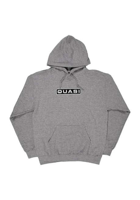 Quasi Euro Logo Hoodie sportgrey – Vorderansicht