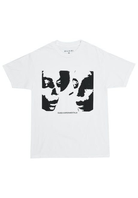 Quasi Two Face T-Shirt white – Vorderansicht