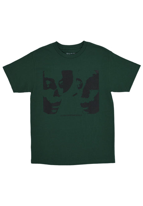 Quasi Two Face T-Shirt forest – Vorderansicht