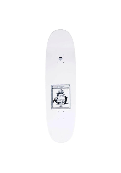 Welcome X AFI Decemberunderground on Sons of Boline Deck white glitter – Rückenansicht