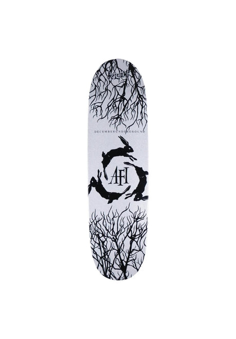 Welcome X AFI Decemberunderground on Sons of Boline Deck white glitter – Vorderansicht