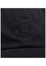 Tag Hat 6-Panel Unstructured Strapback black-washed Rueckenansicht