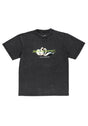 Lovebirds Boxy Printed Enzyme-washed black Vorderansicht